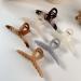 5.1 Inch Large Hair Claw Clips 4 Pack - Strong Hold Non-slip Jaw Clips for Thick Curly Hair - White Lightpink Water Blue Brown - Transparent - Buy Online on GoSupps.com