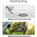 UPETTOOLS Shrimp Feeding Dish Set: Aquarium Fish Feeder Tube Kit with Ring & Brush - Buy Online on GoSupps.com