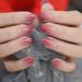 Coolnail Gradient Ombre Pink French False Nails - Oval Round Press On UV Fake Nail Tips with Glue Sticker | Daily Office Finger Wear - Buy Online on GoSupps.com