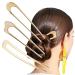 3 Pack U-Shaped Hair Pins French Hair Pin Bun Hair Sticks Chignon Gold Hair Pins for Women Hair Accessories