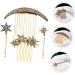 HAPINARY 1 Set Star Moon Hairpin Hair Side Comb Clip Bridal Hair Comb Wedding Hair Barrettes Hair Pin for Decor Hair Side Clip Comb Metal Bridesmaids Headpiece Hair Side Combs Star Hairpins - Buy Online on GoSupps.com