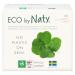 ECO by Naty Nursing Pads Nipple Pads for Breastfeeding Mothers Pregnancy and Postpartum Made from Plant-Based Materials (30 Pads)