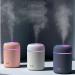 Mini Air Humidifier Essential Oil Diffuser Aromatherapy with Colorful Light | 2 Mist Modes, Auto Shut-Off | Anion Air Diffuser for Home, Bedroom, Office - Grey - Buy Online on GoSupps.com