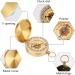 Buy Mitening Portable Brass Compass | Waterproof Classic Pocket Compass for Outdoor Adventures - Buy Online on GoSupps.com