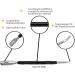 AFTREN Professional Stainless Steel Cuticle Pusher Dual Tool UV Gel Polish Soak Off Remover Double Ended Nail Cleaner Scraper (Black) - Buy Online on GoSupps.com