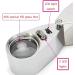 Spacmirrors Magnifying Glass LED Lights and Purple Lights 40X Optical High-Definition Glass Lenses Portable Handheld Magnifying Glass Identification Magnifying Glass Magnifier - Buy Online on GoSupps.com