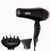 Berta Hair Dryer 1875W Professional Salon Ceramic Negative Ionic Blow Dryer with Concentrator Quiet and Quick Drying Hair Dryer AC Motor ETL Certified