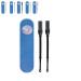 2024 New Double Head Nostril Hair Remover Tool 2024 New Manual 360 Rotating Nostril Hair Removal Tool Bloame Nose Trimmer 360 Rotating Nose Hair Trimmer with Ear Picker Black 2PCS