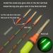Qualy Fishing Glow Sticks 4.5X37mm - 50 Pack for Bobbers, Rod Bell Alarm Lights - Bobber Glow Sticks - Buy Online on GoSupps.com