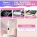 LOPHE Heated Eyelash Curler Electric Rechargeable Eyelash Curler 4 Temperature Modes Natural 24 Hours Long Lasting Electric Heated Eyelash Curler with Silicone Pad # Cherry Pink B -Cherry Pink - Buy Online on GoSupps.com