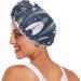 Hand Drawn Spring Snowdrops Hair Towel 2 Pack - Super Absorbent Quick Dry Turbans for Women & Girls - Buy Online on GoSupps.com