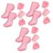 FOMIYES 6 Sets Spa Moisturizing Socks Dry Hands Sand Off Mitt Remover Socks Moisturizing Socks Gloves Moisturizer Socks Moisturizing Gloves and Socks Nursing Socks Essential Oil Cotton