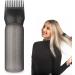 COMNICO Root Comb Applicator Bottle 6oz - Hair Color Dispenser Scalp Brush Cap - Portable Plastic Hair Dye Applicator with Graduated Scale (Black) - Buy Online on GoSupps.com