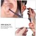 ULTECHNOVO Ear Cleaner Cleaning Brush Set - Portable Ear Pick Tool Kit for Gently Cleaning Ear Canal - Black, 12x0.5cm - Buy Online on GoSupps.com