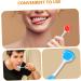 Angoily 10 PCS Silicone Tongue Cleaning Brush - Children's Multifunctional Oral Care Tools - Tongue Scrapers in Blue & Orange - 19.5x3x0.6cm - Buy Online on GoSupps.com