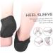 NOLITOY Heel Warmer Socks for Men - Comfortable Protective Heel Supports Reusable Thermal Fabric Massage Sole Cover - Ideal for Foot Care Black - Buy Online on GoSupps.com