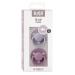 BIBSE de Lux Schnuller 2-Pack | BPA-Free Cherry Shape Nipple | Natural Rubber | Made in Denmark | 0-6 Months - Fossil Gray/Mauve - Buy Online on GoSupps.com