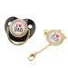 Buy Black Baby Pacifier - Safe Jaw Development | Unique Rhinestone Design - Buy Online on GoSupps.com