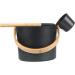 Aluminum Sauna Barrel 7L Sauna Metal Bucket L Large Capacity Aluminum Bucket Sauna Bucket Matching Ladle Sauna Barrel with Long Handle Spoon Set Uxurious Finnish Sauna for Sauna and Black - Buy Online on GoSupps.com