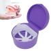 Press Storage Container - Sanitary Tooth Stop Box for Jewelry Pacifiers & Artificial Teeth | Food Quality Violet - Buy Online on GoSupps.com