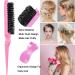 10-Piece Hair Styling Comb Set for Women, Girls, Kids - Teasing Brush, Rat Tail Combs, Edge Brush, Braid Tool, Loop with Clips - Ideal for Stylists, Braiding, Backcombing - Buy Online on GoSupps.com