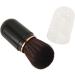 Travel Makeup Brushes Set Cosmetic Brushes Set with Mirror Cap Soft Hair Brush Multifunctional Eyeshadow Brushes (Black) - Buy Online on GoSupps.com