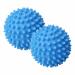 Dryer Balls Tumble Reusable Laundry Wash Ball Cubes for Non Melt New Softer Hypoallergenic Reduces Wrinkles Static Fabric Softener Household Accessories ( 2pc)