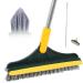 2 in 1 Cleaning Scrub Brush 120 Rotating Detachable Floor Scrub Brush with Long Handle V-Shaped Shower Brush for Cleaning with Squeegee for Bathroom Kitchen Floor Scrub BrushScrub Brush wi - Buy Online on GoSupps.com