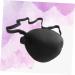 SEWOART 2pcs Lazy Eye Patch Eye Mask Adjustable Eye Patch Adult Costumes Eye Patches Pirate Black - Buy Online on GoSupps.com