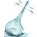 Po shower Irrigator for the intestinal flushing Intimate shower for anal shower and vaginal shower Anti-return and transparent Well-being & relaxation using intestinal flushing (blue)