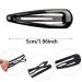 Black Metal Snap Hair Clips Set | Mini Slipproof Hair Clips for Kids - Perfect for Ponytails & Everyday Use - Buy Online on GoSupps.com