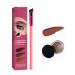 Eyebrow Brush Home Eyebrow Care Kit 4D Laminated 4D Laminated Brow Home-Grooming Kit 4D Hair Stroke Brow Stamp Brush with Eyebrow Cream (Light Brown)