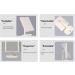 Rechargeable Makeup Mirror with Lights - LunaBox Vanity Mirror with 3X/5X Magnification and 3 Light Modes (White) - Buy Online on GoSupps.com