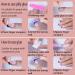 24Pcs Pink Ombre Acrylic Press On Nails - Medium Square Fake Nails with Glitter Designs for Women & Girls - Buy Online on GoSupps.com