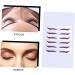 Balacoo 12 Pairs Glitter Eyeliner Pink Glitter Eyeshadow Reusable Eyeliner Sticker Women Eyeliner Sticker - Buy Online on GoSupps.com