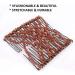 MOUMOUTEN Magic Hair Comb - Stretchable Beading Hair Slide Elastic Hair Comb Beading Hair Accessory for Weddings and Daily Use (Coffee) - Buy Online on GoSupps.com