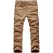 Men's Cargo Pants for Summer | Slim Fit Hiking & Leisure Pants with Multiple Pockets | Outdoor Trekking & Work Pants in Khaki - Buy Online on GoSupps.com