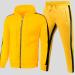 Hanxiulin Men's Training Suits - Premium Polyester Jogging Suit Sweatshirt & Sports Pants in Yellow - Autumn & Winter Leisurewear XXL - Buy Online on GoSupps.com