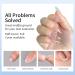 600PCS Medium Almond Nail Tips - Clear Fake Nails Pre-shaped with Box 14 Sizes for DIY Home Nail Extensions - Soft Acrylic Press On Tips - Buy Online on GoSupps.com