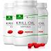 MoriVeda Neptune Krill Oil Capsules I Omega 3-6-9 astaxanthin antioxidants & Vitamin E I ISO & MSC Certified I 3x90 softgels 90 tabs