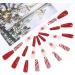 Christmas False Nails Snowflake Press on Nails Elk Stick on Nails Red Long Fake Nails Full Cover Nails Tips 24pcs for Women and Girls With solid glue nail lamp (Size : 1) 1 count (Pack of 1) - Buy Online on GoSupps.com