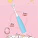 Kid's 3-Sided Sonic Electric Toothbrush - USB Rechargeable 5 Cleaning Modes - Sky Blue for Family Bathroom - Buy Online on GoSupps.com