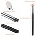 Wllhyf 10-Piece Makeup Brush Set - Professional Eyeshadow Applicator & Sponge Reusable & Washable Black - Buy Online on GoSupps.com