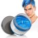 MOFAJANG Blue Hair Coloring Dye Wax 4.23 oz - Temporary Hairstyle Cream for Men and Women - Perfect for Party Cosplay - Buy Online on GoSupps.com
