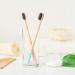 Biodegradable Bamboo Charcoal Toothbrushes - 6 Pack | Soft Bristle, Eco-Friendly, BPA Free, Organic, Compostable | Sustainable Wooden Travel Toothbrushes - Buy Online on GoSupps.com
