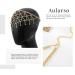 Aularso Rhinestone Head Chain Wedding Tassel Headpiece - Gold Crystal Party Headband for Women - Buy Online on GoSupps.com
