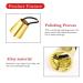 Ponytail Cuff Gold Set - Gothic Punk Metal Hair Ties Holder for Women, 3 Styles - Buy Online on GoSupps.com