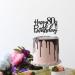 Tenhaisi Gilttery Black Happy 80th Birthday Cake Topper 80th Birthday Party Decoration for Adult Cheers To 80 Years Birthday/Wedding Anniversary Party Decoration - Buy Online on GoSupps.com