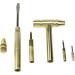 Faotup 1PCS Gold 6.10Inch Hammer with Screwdrivers - Mini Golden Hammer Tool for Crafts & Jewelry Making - Buy Online on GoSupps.com