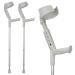 ORTONYX Forearm Crutches with Pivoting Closed-Cuff (1 Pair), Adjustable, Ergonomic Comfortable Wrist Handle, Heavy Duty for Standard and Tall Adults, Lightweight Aluminum